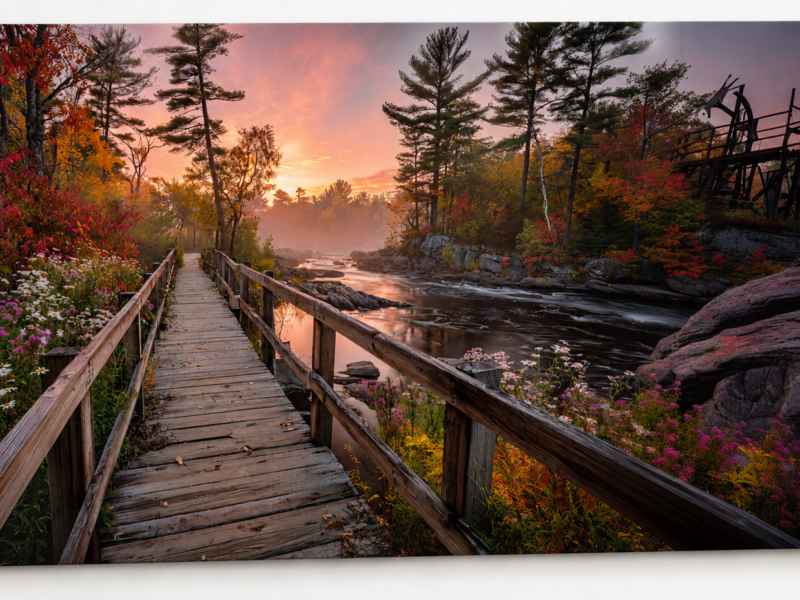 Autumn bridge