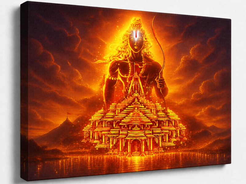 Jai Shri Ram - Ram Mandir Ayodhya Canvas