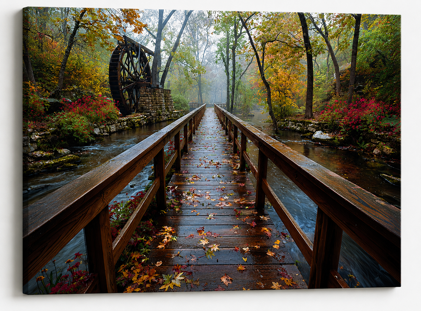 Mill Bridge Canvas Print