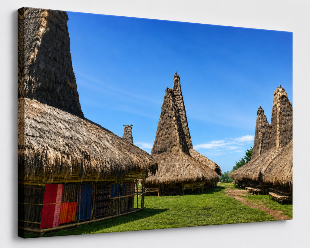Sumba Traditional Village — Indonesia Canvas