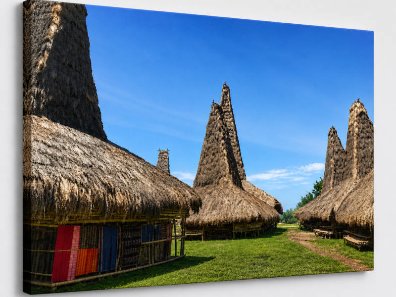 Sumba Traditional Village — Indonesia Canvas